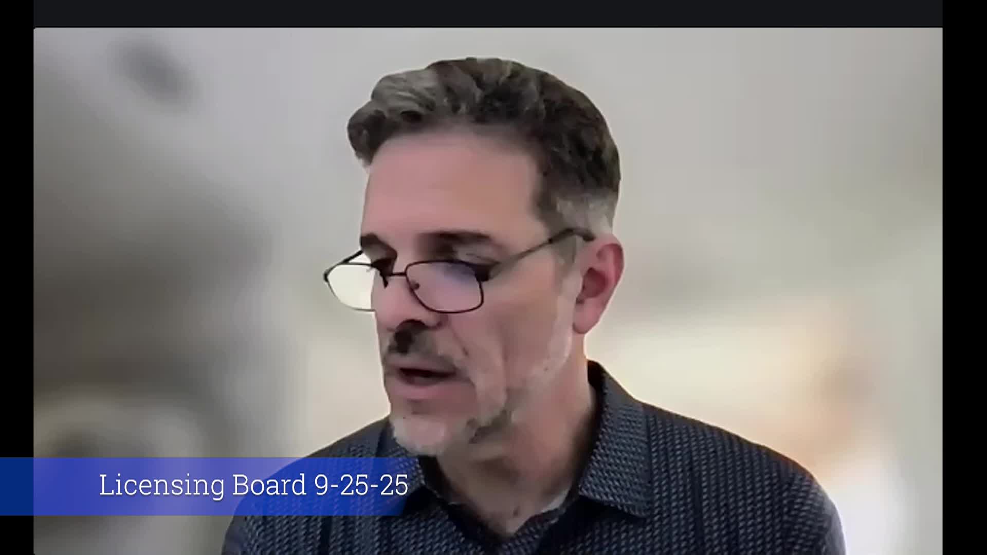 Salem Licensing Board Meeting 9/25/2025
