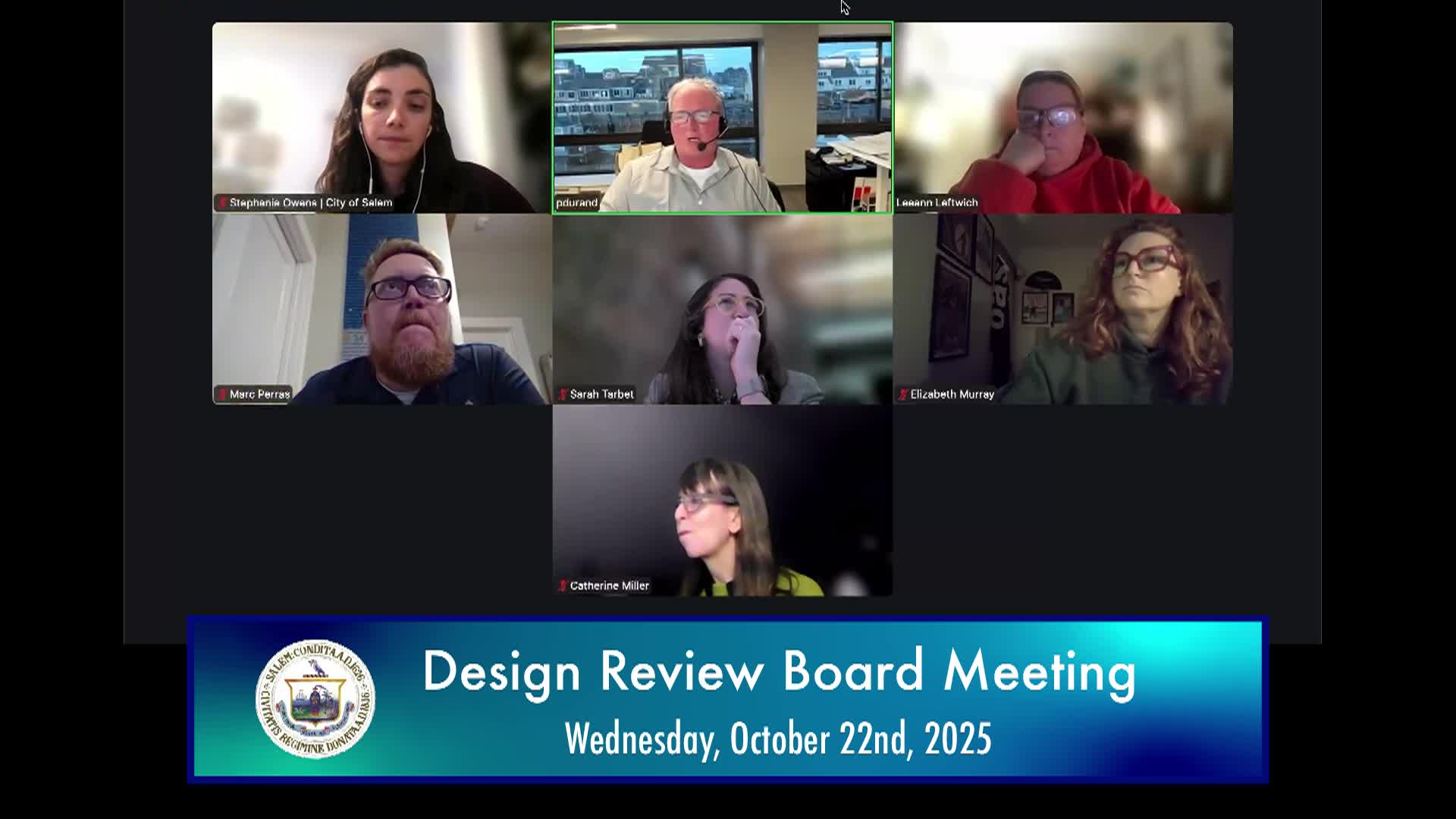 Design Review Board Meeting 10/22/2025