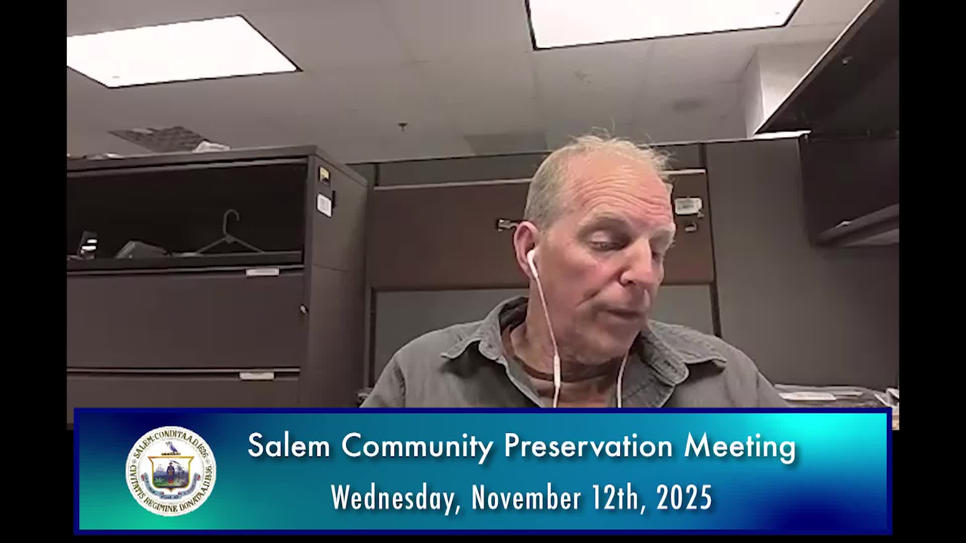 Community Preservation Meeting 11/12/2025
