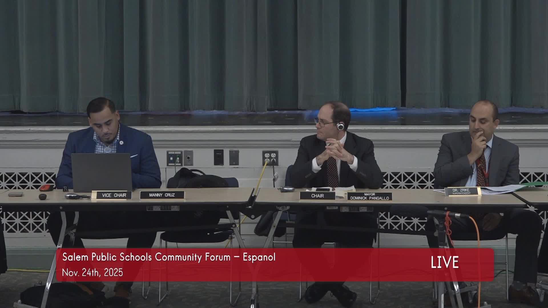 SPS Elementary Reconfiguration Community Forum 11/24/2025