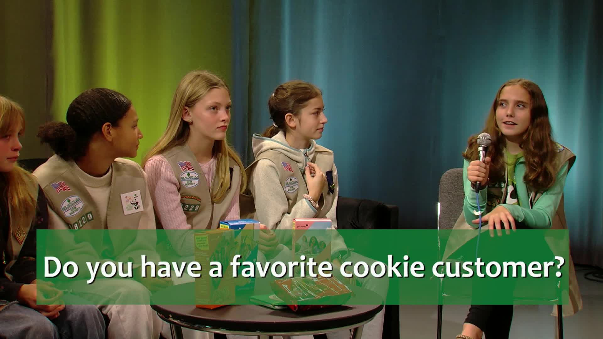 Talking About Cookies and More with Salem's Girl Scout Troop 68229