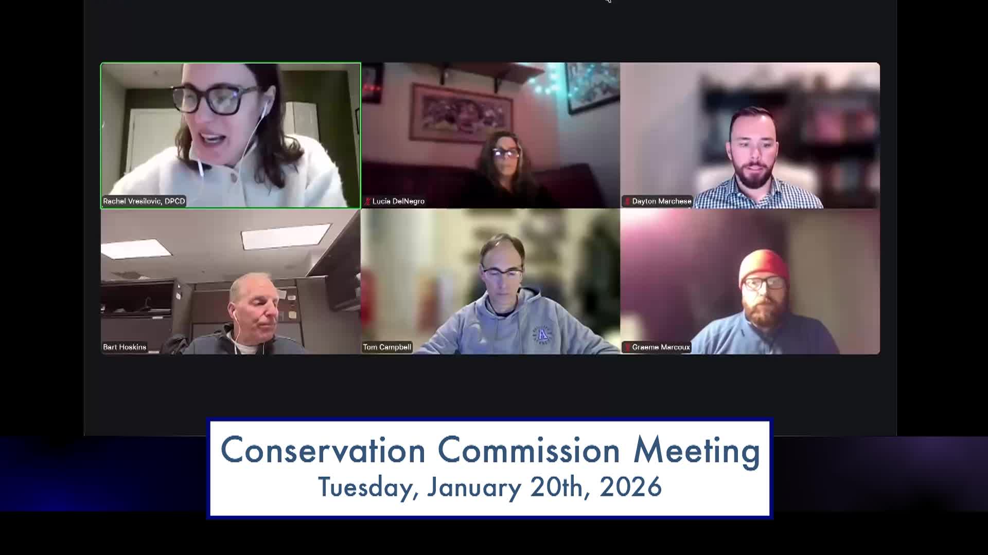 Conservation Commission Meeting 1/20/2026