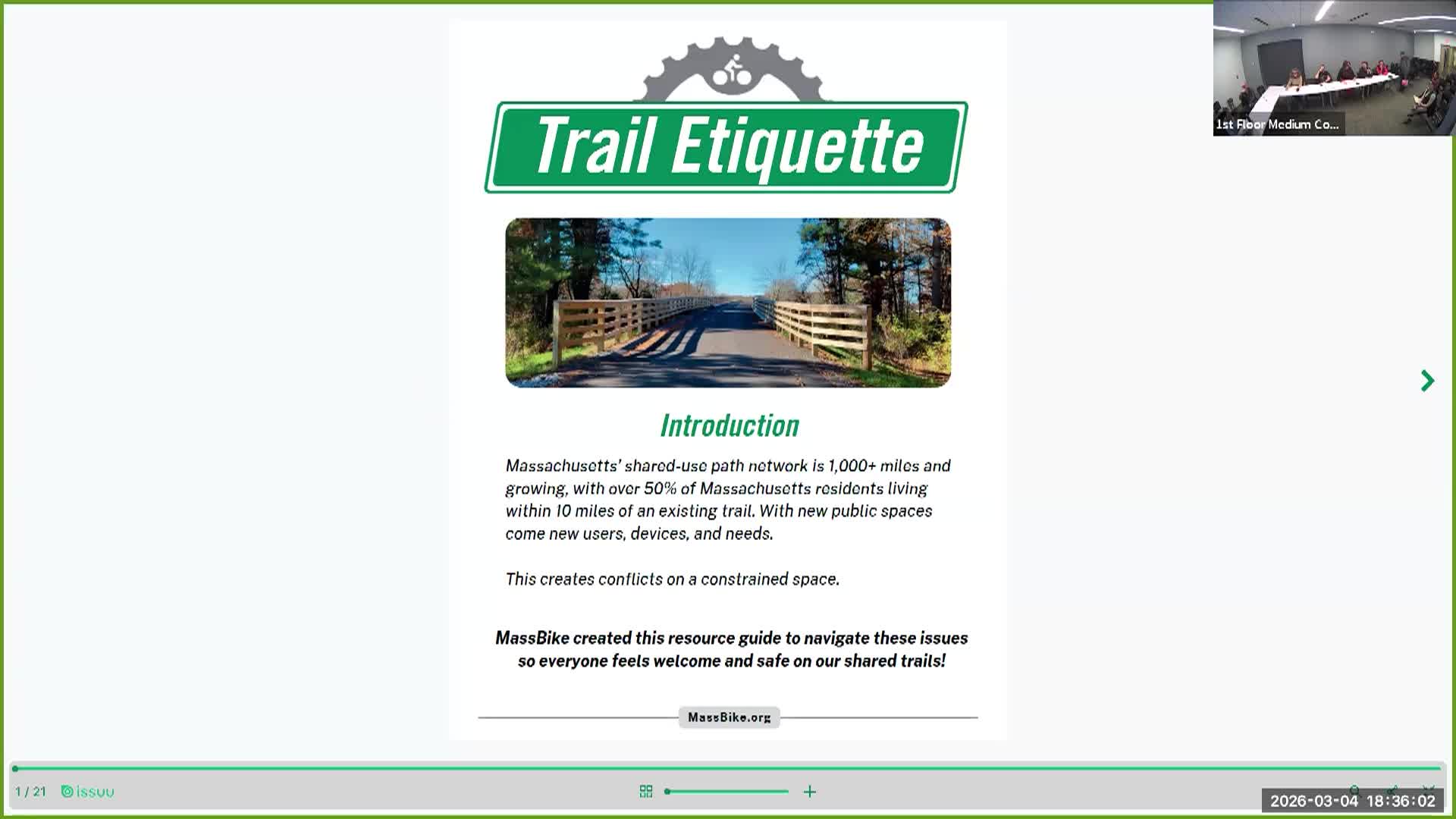 Bicycling and Shared Path Advisory Committee Meeting 3/4/26