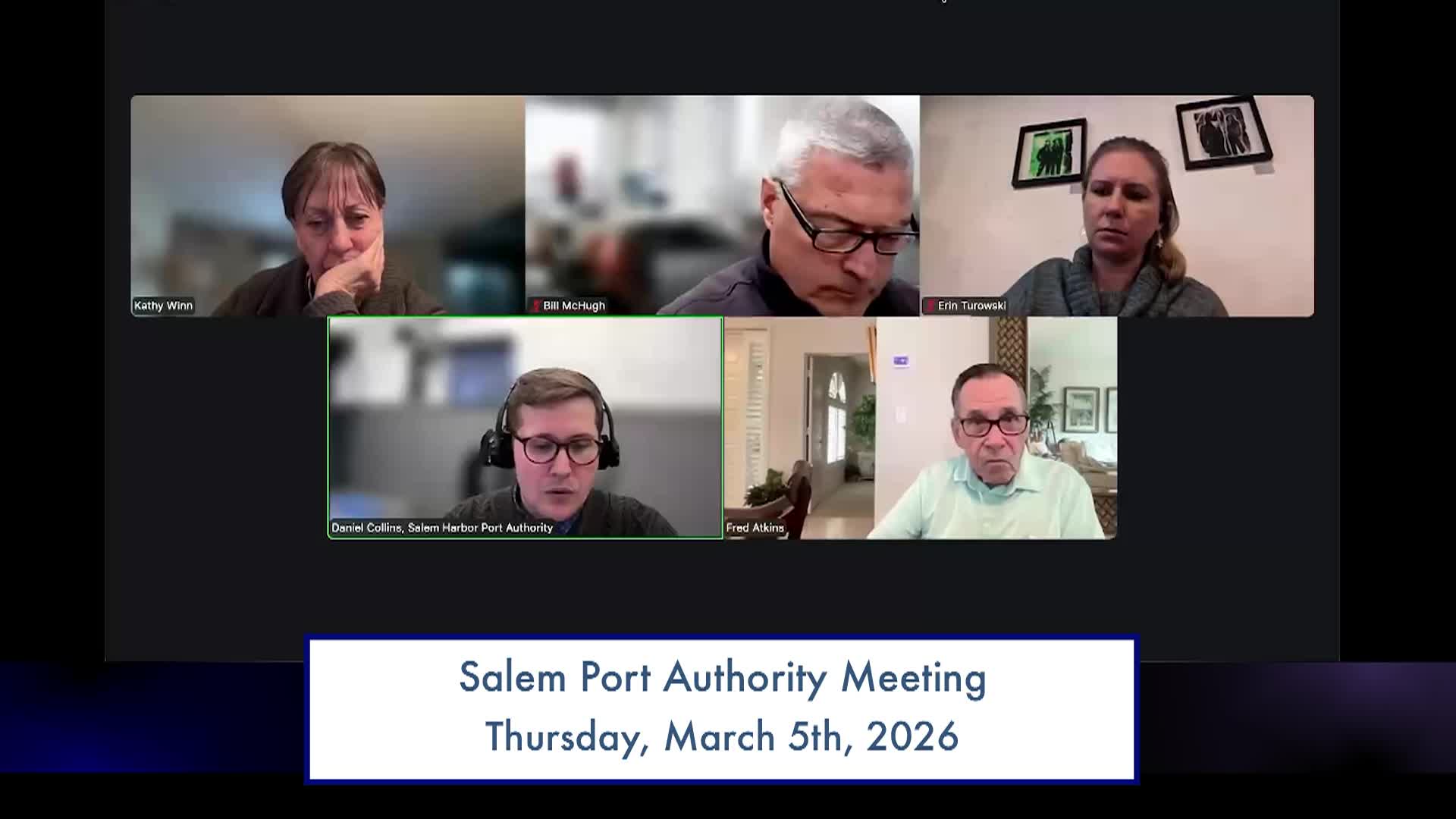 Salem Harbor Port Authority Meeting 3/5/2026