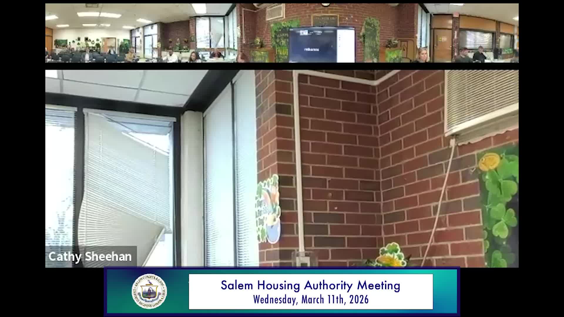 Salem Housing Authority Meeting 3/11/2026
