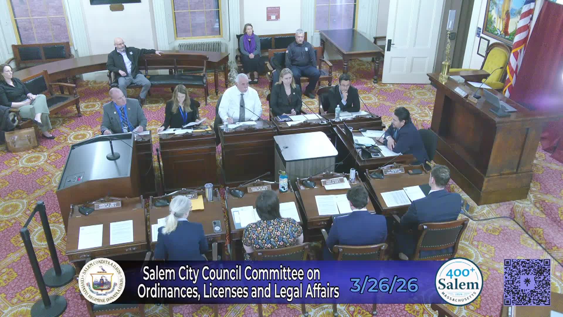 City Council Committee on Ordinances, Licenses and Legal Affairs Meeting 3/26/26