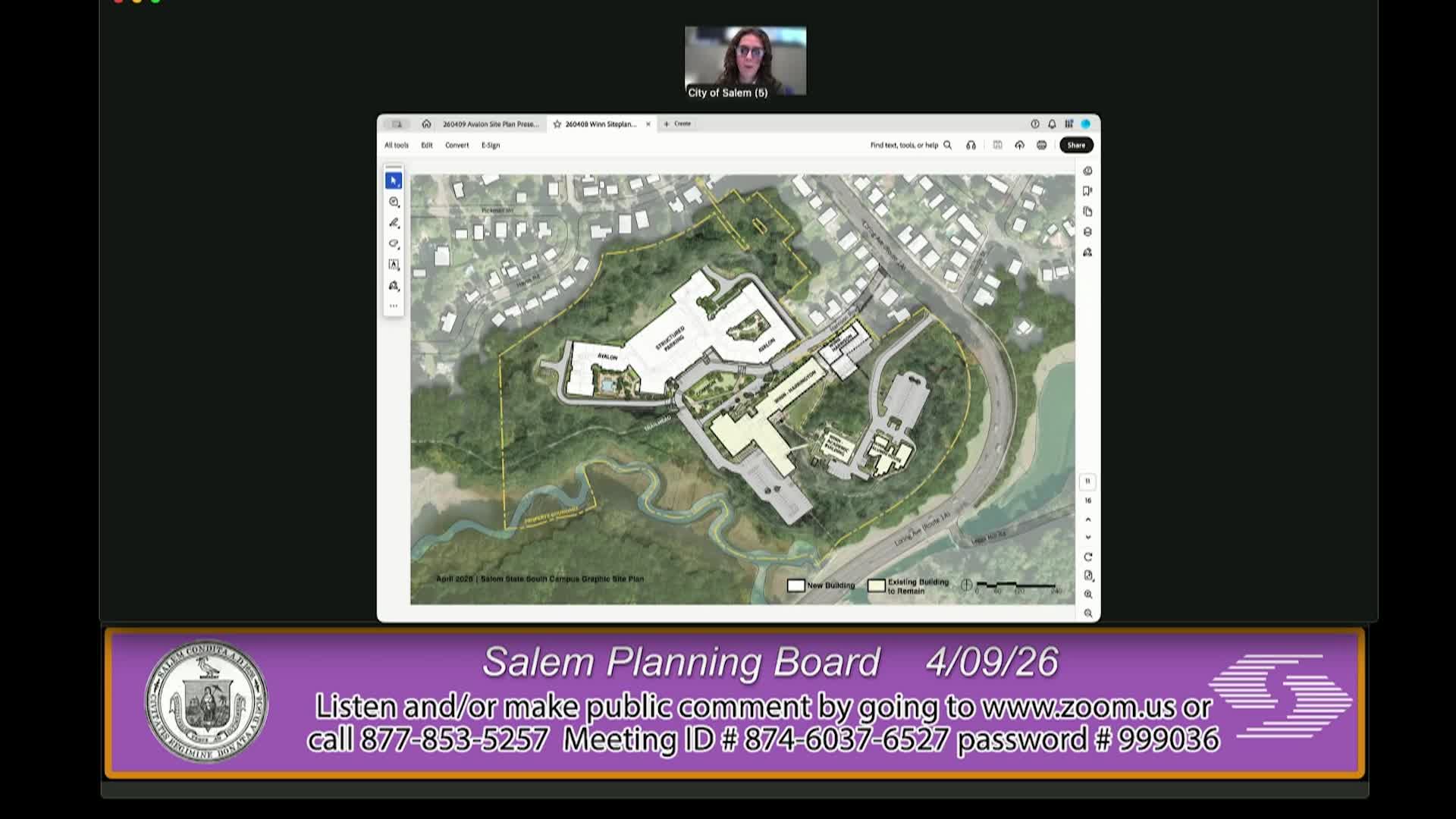 Salem Planning Board Meeting 4/9/26