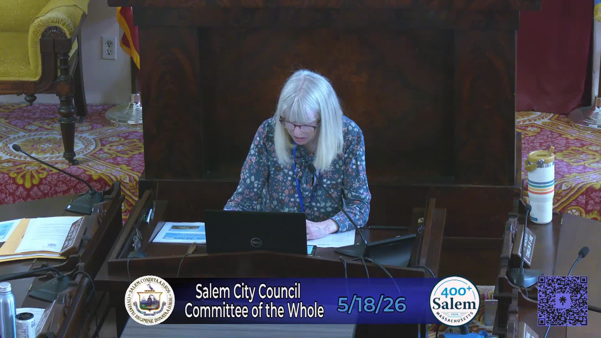 City Council Committee of the Whole Meeting 5/18/26