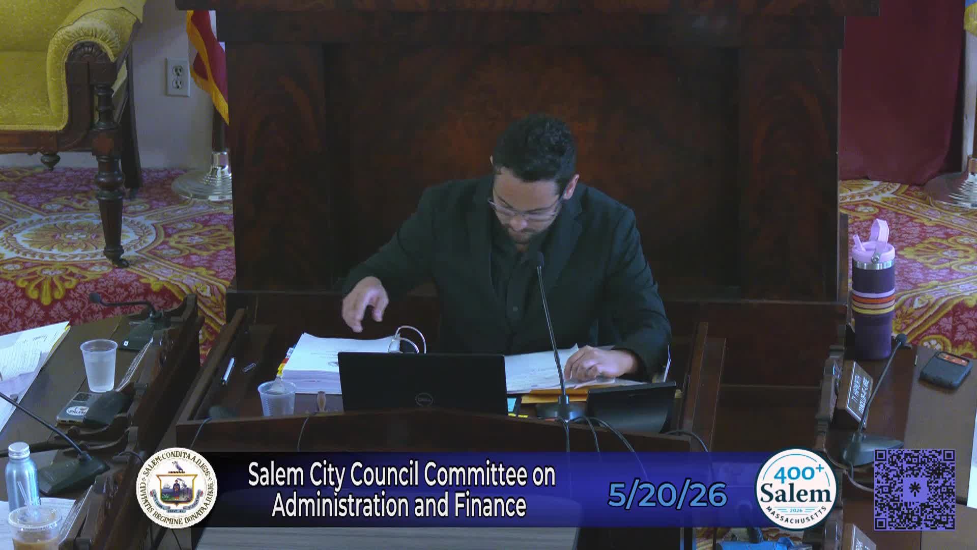 City Council Committee on Administration and Finance 5/20/26