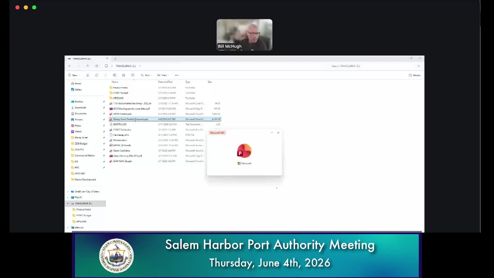 Salem Harbor Port Authority Meeting 6/4/2026