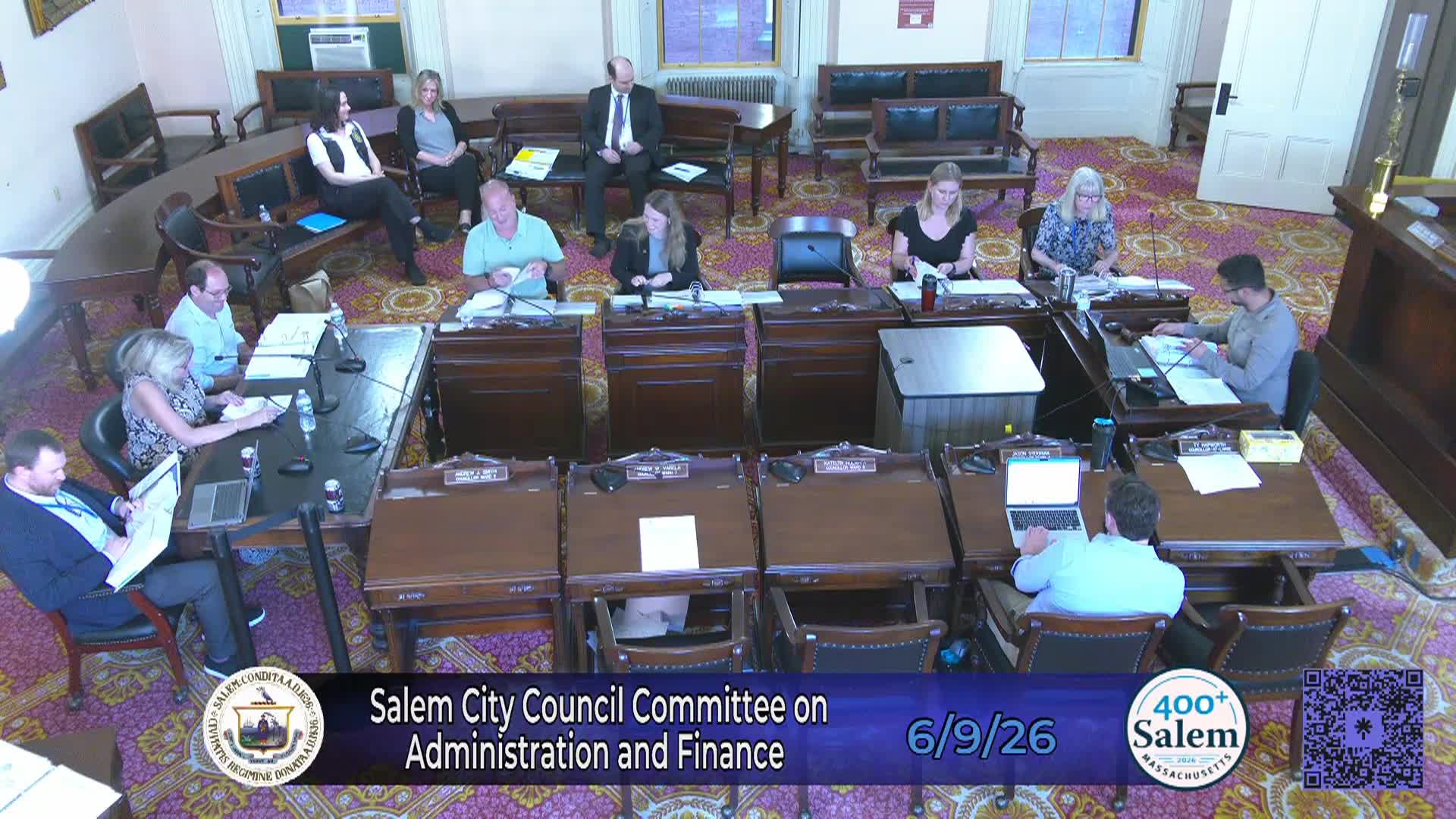 City Council Committee on Administration and Finance 6/9/2026