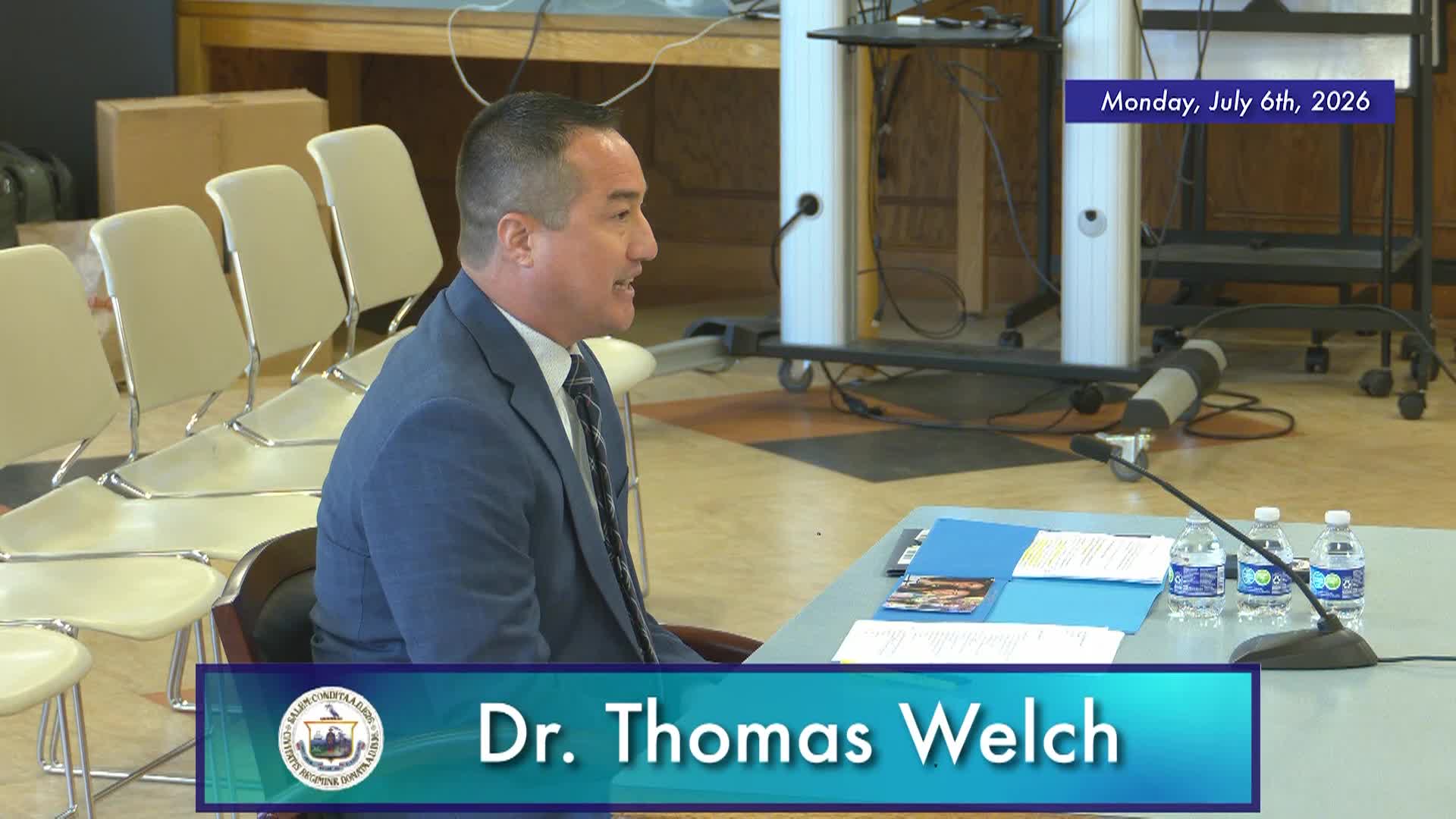 Salem School Committee Superintendent Candidate Forum 7/6/2026