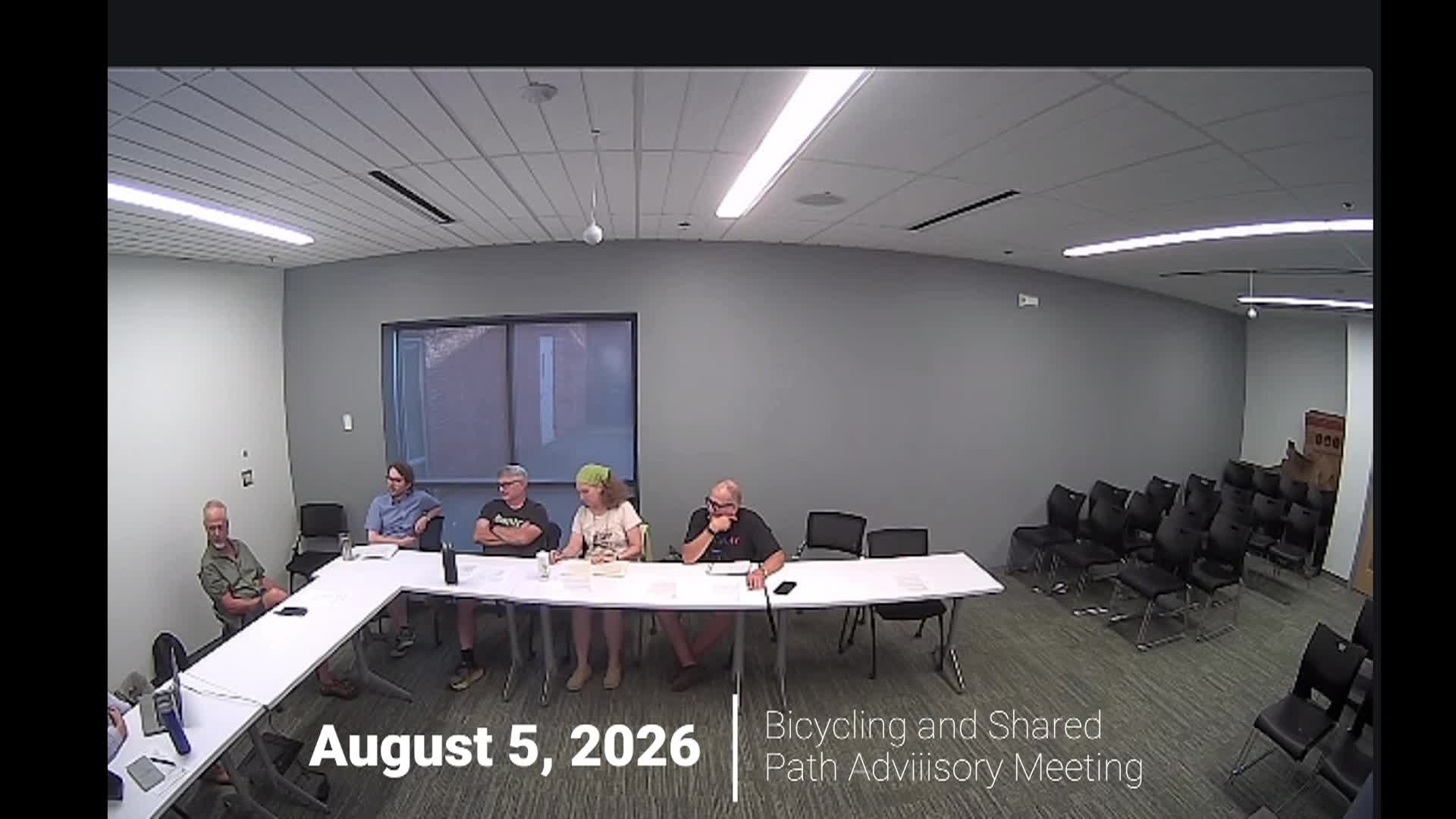 Bicycling and Shared Path Advisory Committee Meeting 8/5/26