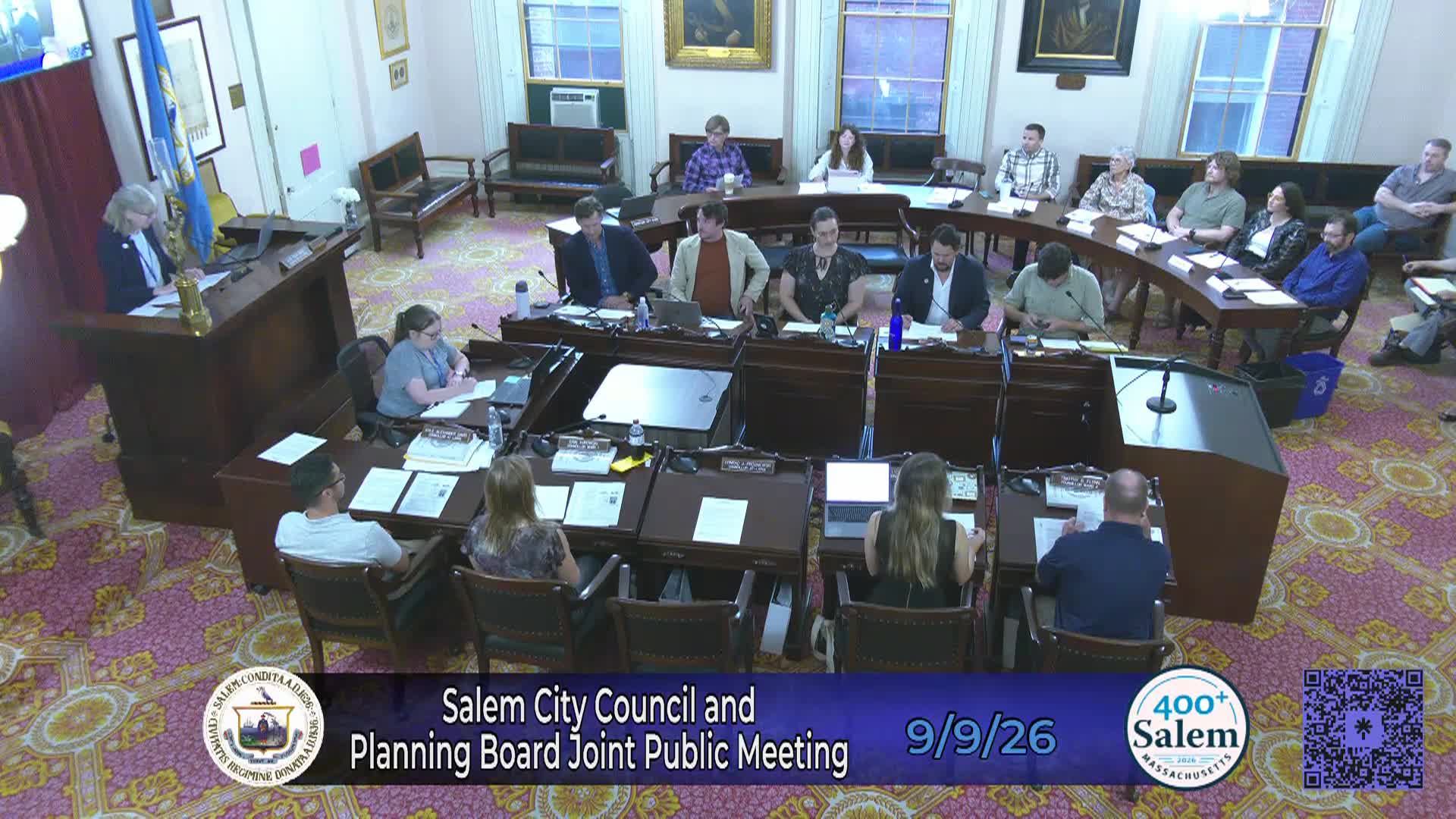 City Council and Planning Board Joint Public Meeting 9/9/26