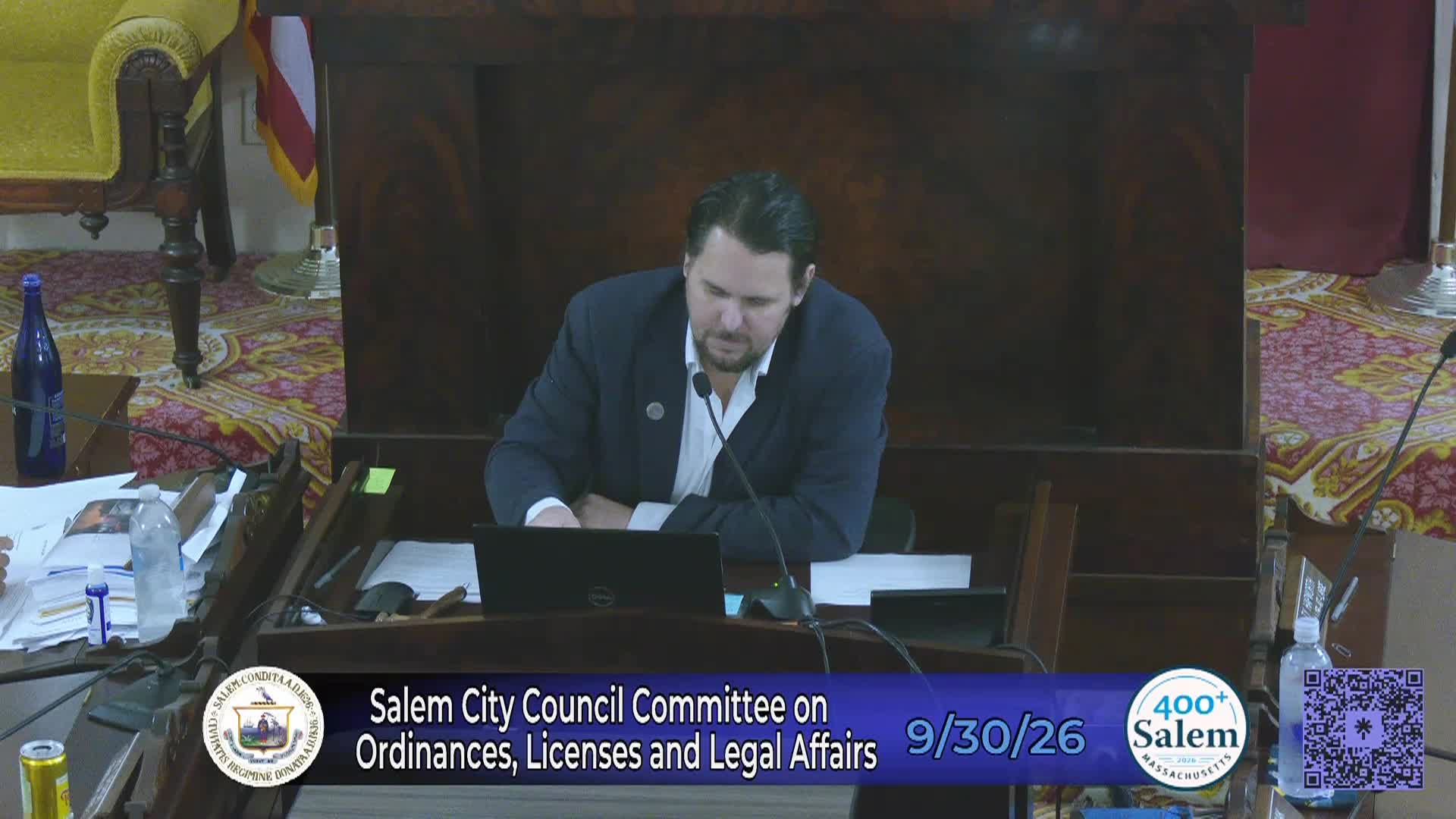 City Council Committee on Ordinances, Licenses and Legal Affairs 9/30/26