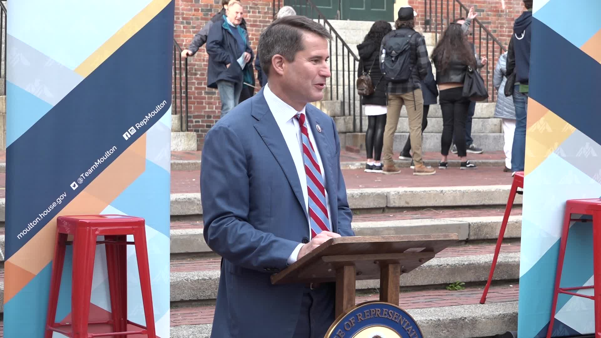 7th Annual Rev. Peter J. Gomes Service Award -Congressman Seth Moulton 9/30/22