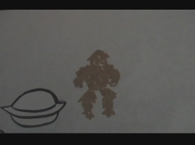 Bigfoot in a UFO (short)